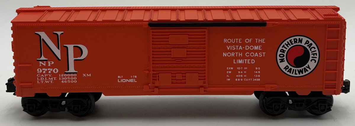 Lionel 6-9770 O Gauge Northern Pacific Boxcar #9770 EX/Box