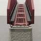 MTH 40-1031 O Gauge 30 Inch Rust Colored Steel Arch Bridge w/ Piers EX
