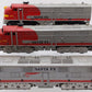 Marx 1095 Vintage O Santa Fe ABA Diesel Locomotive Set (Set of 3)