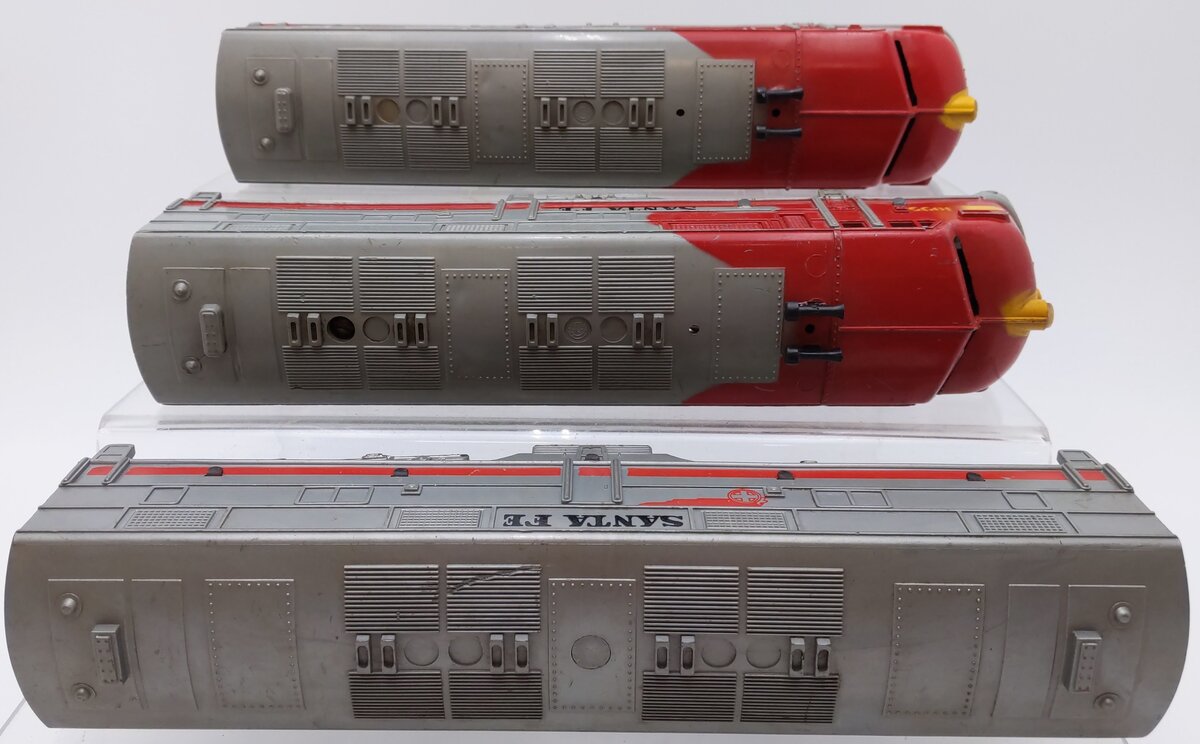 Marx 1095 Vintage O Santa Fe ABA Diesel Locomotive Set (Set of 3)