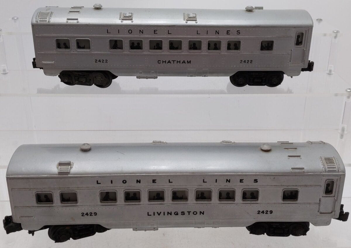 Lionel 1464W Vintage O 2032 Passenger Train Set: 2421 & 2422 VG/Box