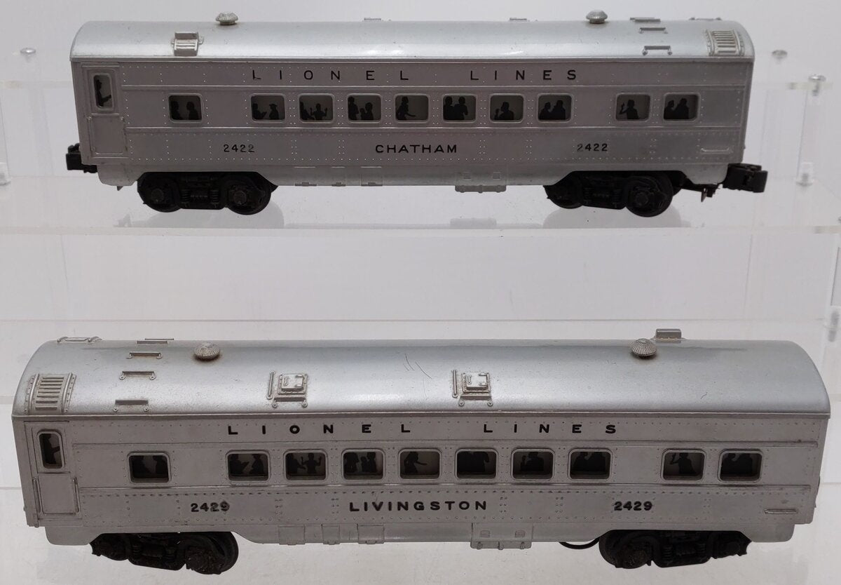 Lionel 1464W Vintage O 2032 Passenger Train Set: 2421 & 2422 VG/Box