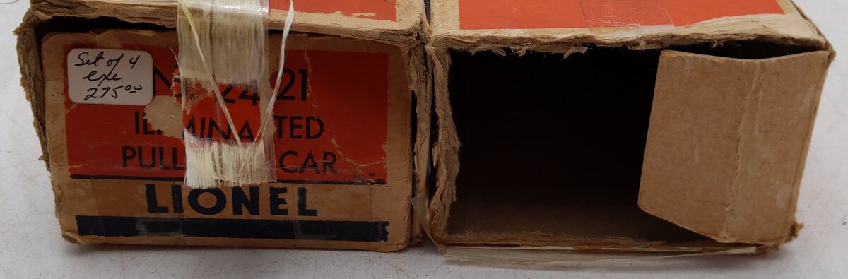Lionel 1464W Vintage O 2032 Passenger Train Set: 2421 & 2422 VG/Box