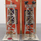 Lionel O Gauge Vintage Floodlight Tower and Rotating Beacon: 394 & 395 VG/Box