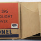 Lionel O Gauge Vintage Floodlight Tower and Rotating Beacon: 394 & 395 VG/Box