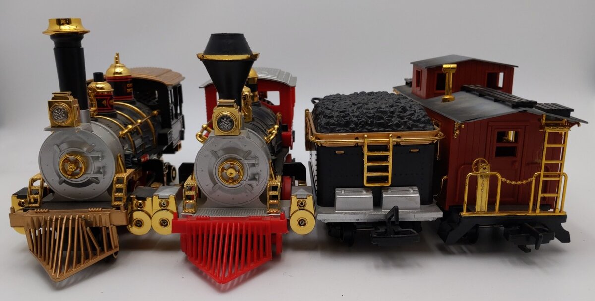 G Scale Assorted Steam Locomotives w/ Tender and Caboose [4] EX