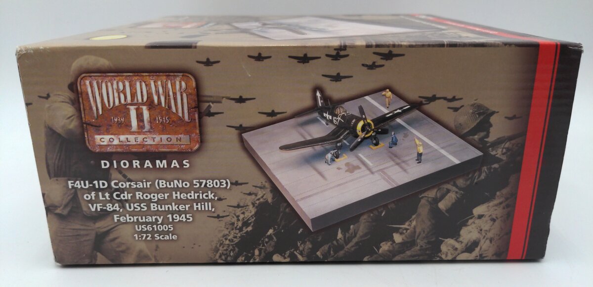 Corgi 1:72 Aviation WWII Diorama Carrier Deck Set F4U-1D Corsair VG/Box