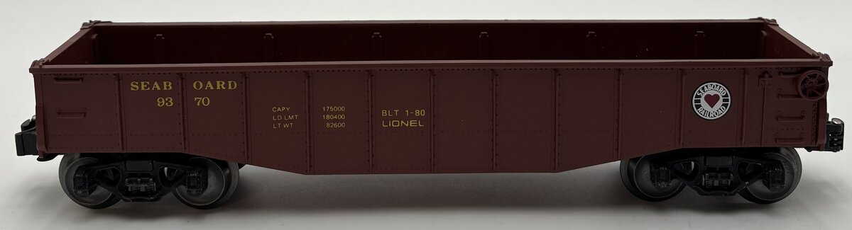 Lionel 6-9370 Seaboard coast Line Gondola EX/Box
