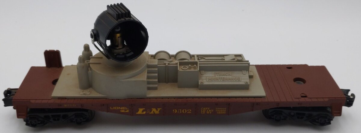 Lionel 6-9302 O Gauge Louisville & Nashville Operating Searchlight Car EX