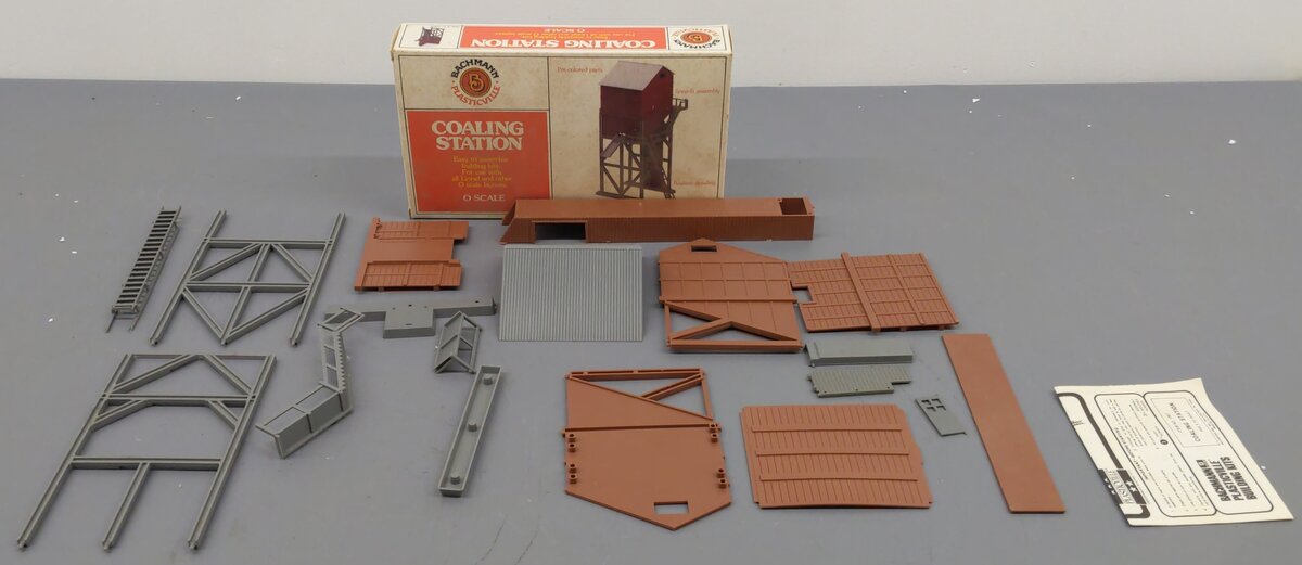 Bachmann 1957 O Plasticville Coaling Station Snap-Fit Building Kit VG/Box