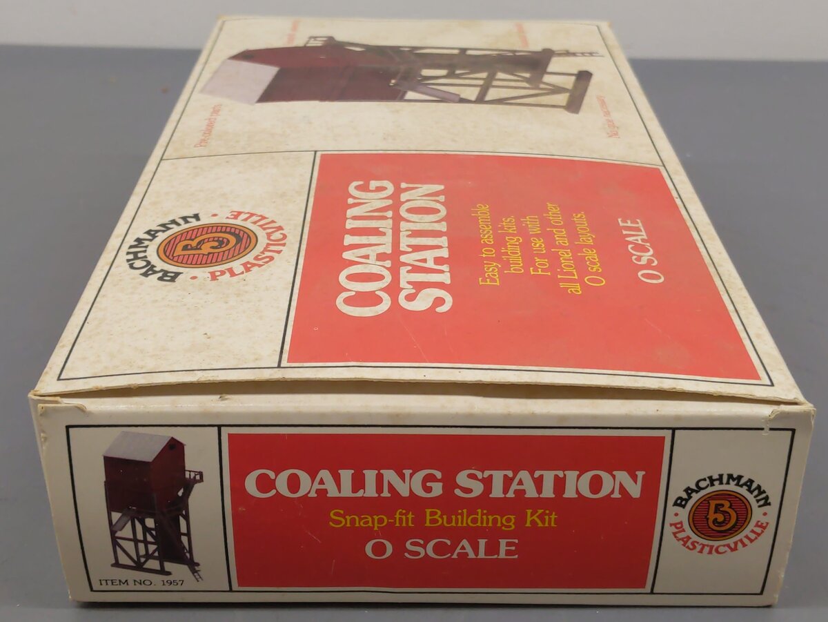 Bachmann 1957 O Plasticville Coaling Station Snap-Fit Building Kit VG/Box