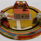 Marx Vintage Aluminum Windup Train Toy VG