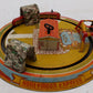 Marx Vintage Aluminum Windup Train Toy VG