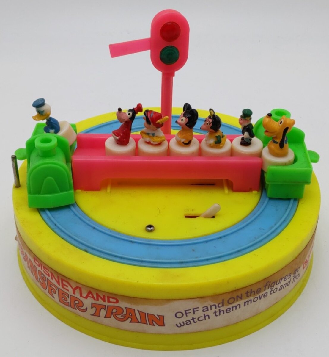 Marx Vintage Walt Disney Disneyland Battery Operated Transfer Train Windup Toy/Box