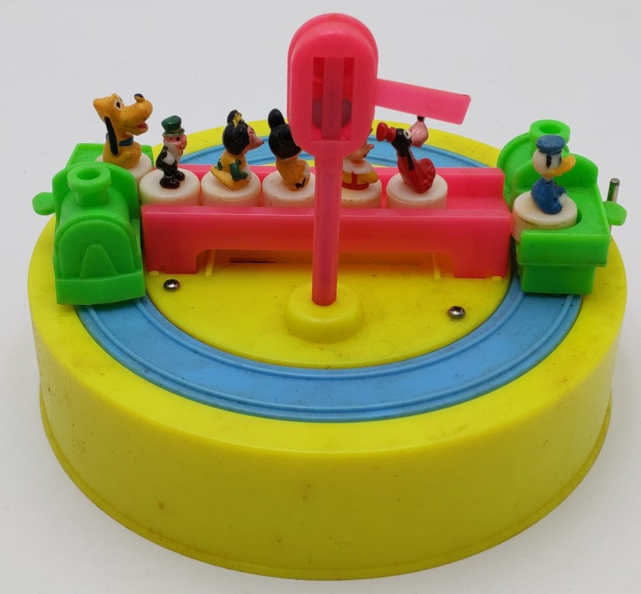 Marx Vintage Walt Disney Disneyland Battery Operated Transfer Train Windup Toy/Box