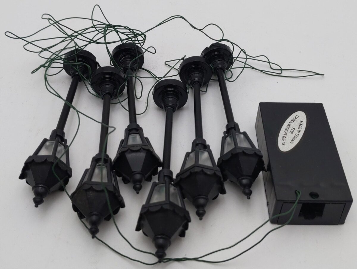 Carol Wright Gifts W9E Vintage Street Lamps [Set of 6] EX/Box