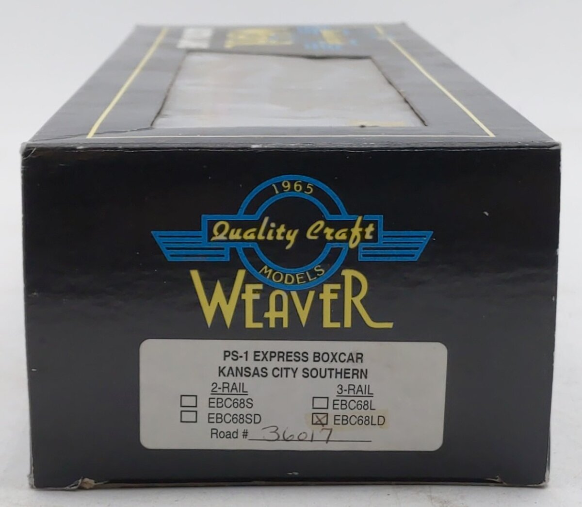 Weaver EBC68LD O Gauge KCS PS-1 Express Boxcar #36017 (3 Rail) EX/Box