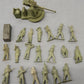 Marx Vintage O U.S. Army Tinplate Buildings w/Plastic Trucks & Soldiers [6] VG