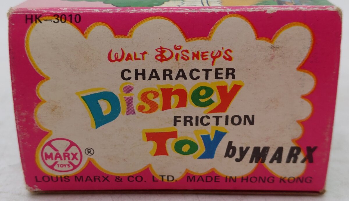 Marx Vintage Disney Friction Steam Locomotive Toy VG/Box