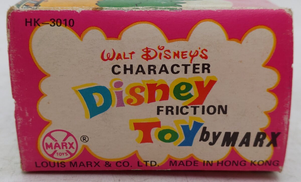 Marx Vintage Disney Friction Steam Locomotive Toy VG/Box