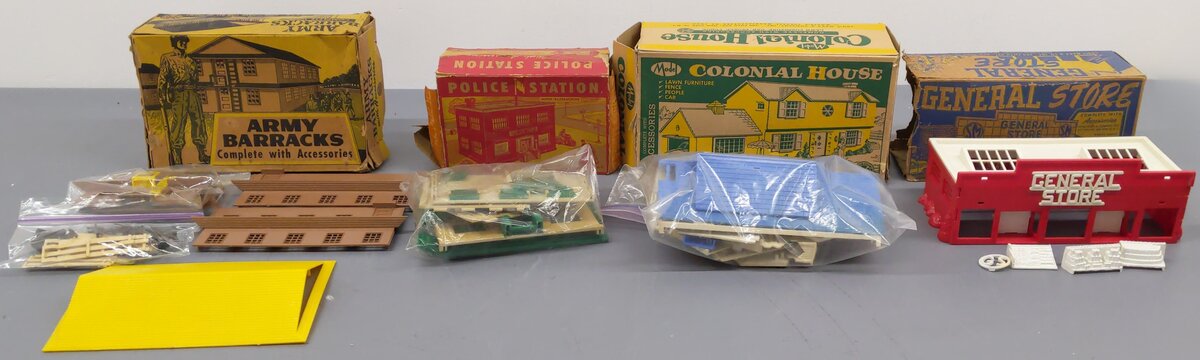 Marx Vintage O Building Model Kits [4]/Box