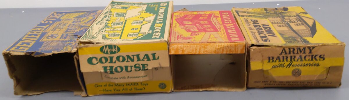 Marx Vintage O Building Model Kits [4]/Box