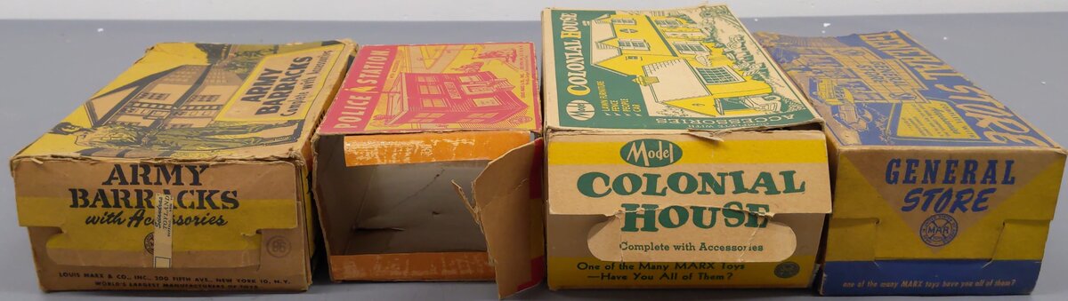 Marx Vintage O Building Model Kits [4]/Box