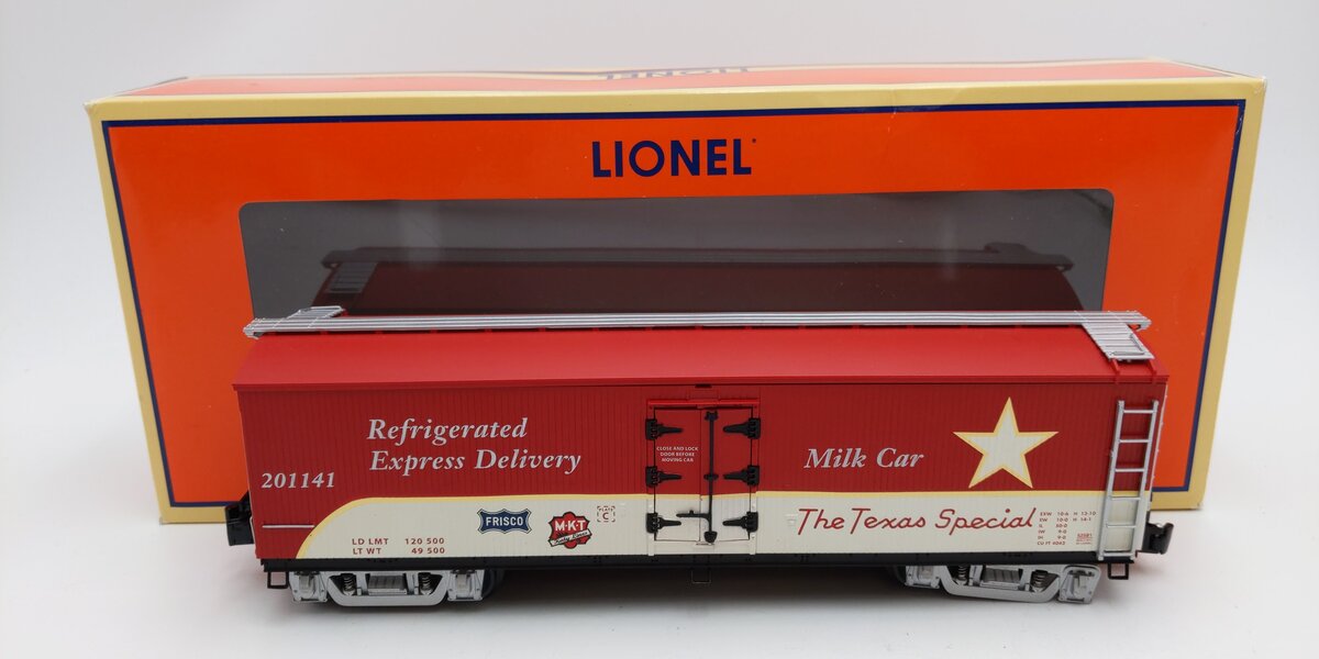 Lionel 6-52581 O Gauge Texas Special "Dallas 2011" Milk Car #201141 VG/Box