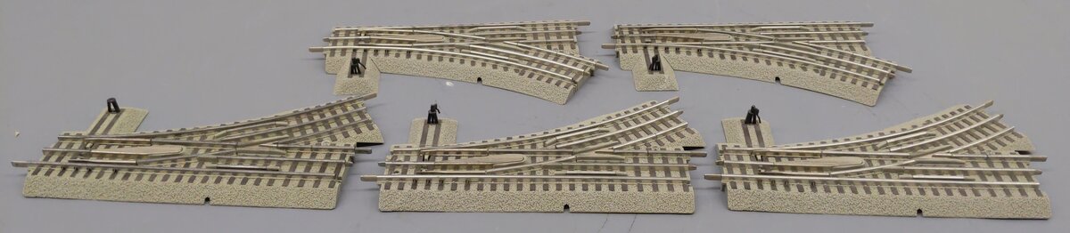 Lionel 6-12017 6-12018 O Assorted Manual Left and Right Hand Turnouts [5] EX