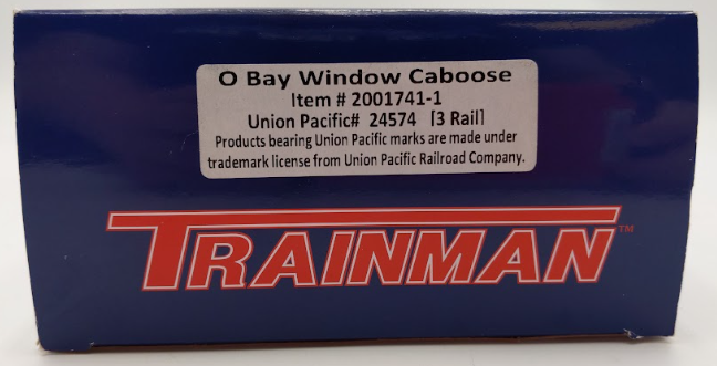 Atlas 2001741-1 O Gauge Union Pacific Bay Window Caboose #24574 (3Rail) EX/Box
