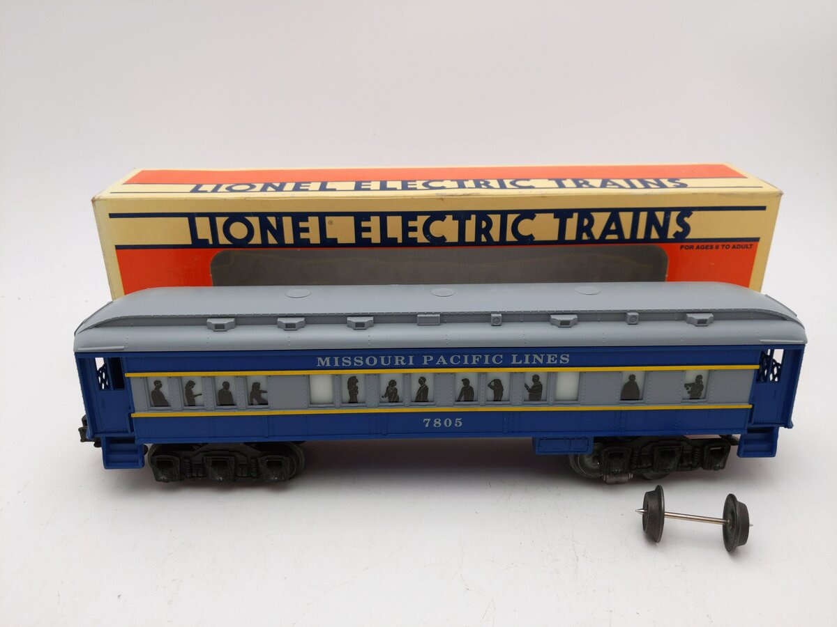 Lionel 6-16078 O Gauge Missouri Pacific Passenger Car #7805 VG
