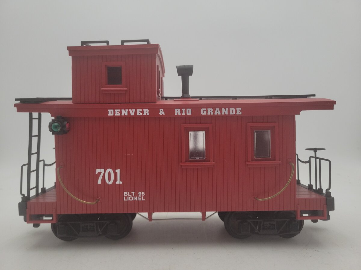 Lionel 701 G Scale Denver & Rio Grande Caboose EX