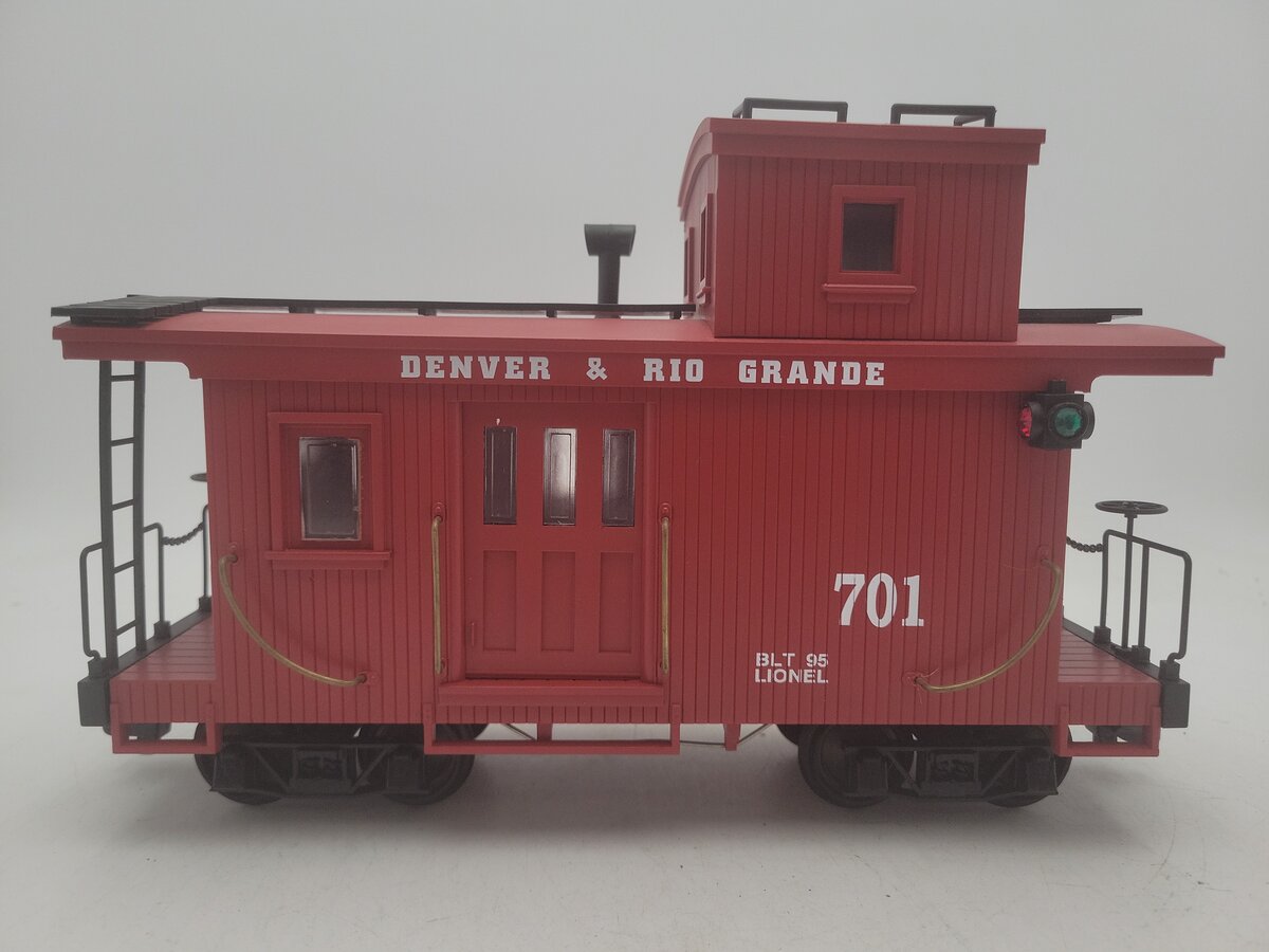 Lionel 701 G Scale Denver & Rio Grande Caboose EX