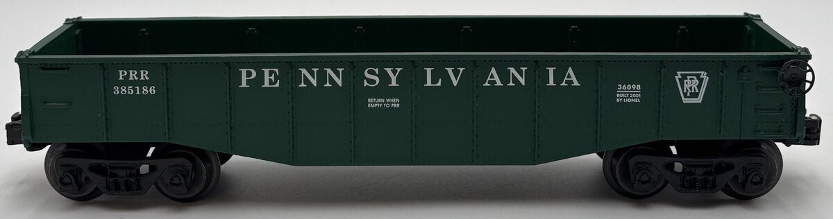 Lionel 6-36098 O Gauge Pennsylvania Gondola #385186 EX