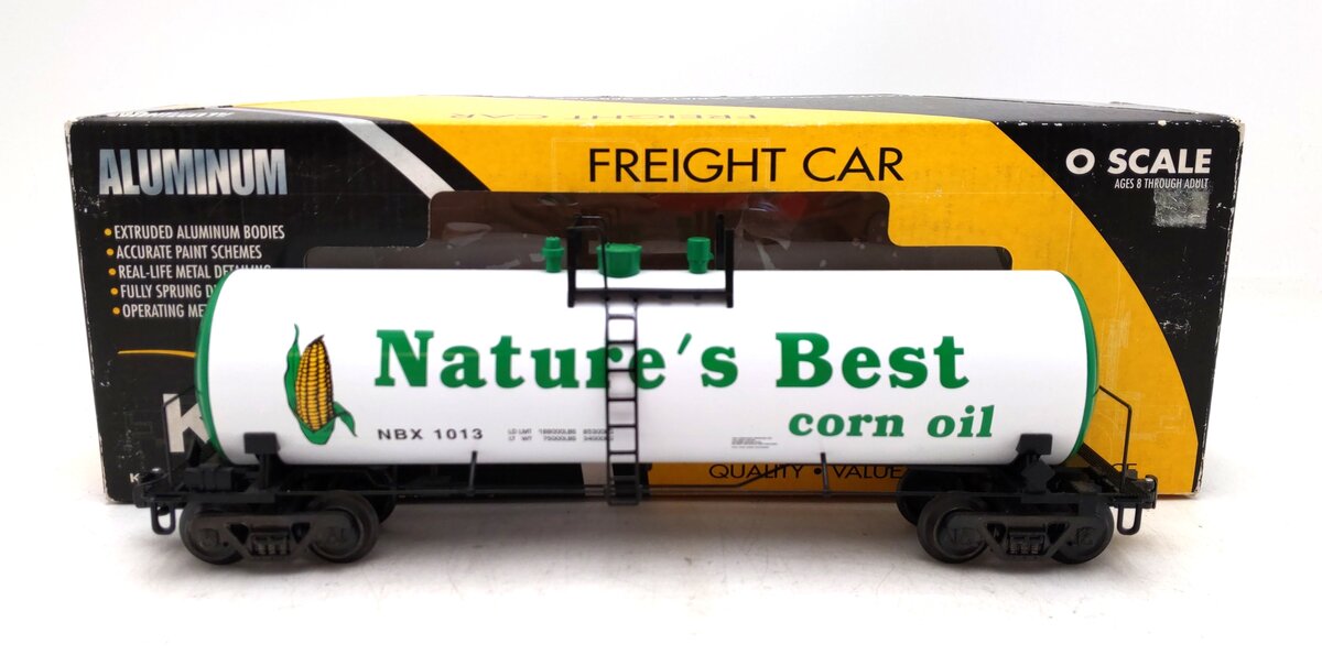 K-Line K6333-8011 O Nature's Best Aluminum Tank Car #1013 EX/Box