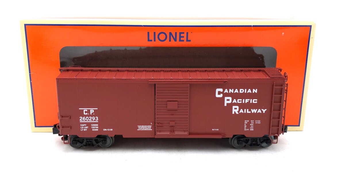 Lionel 6-83569 O Canadian Pacific Grain Door PS-1 Boxcar #260293 LN/Box