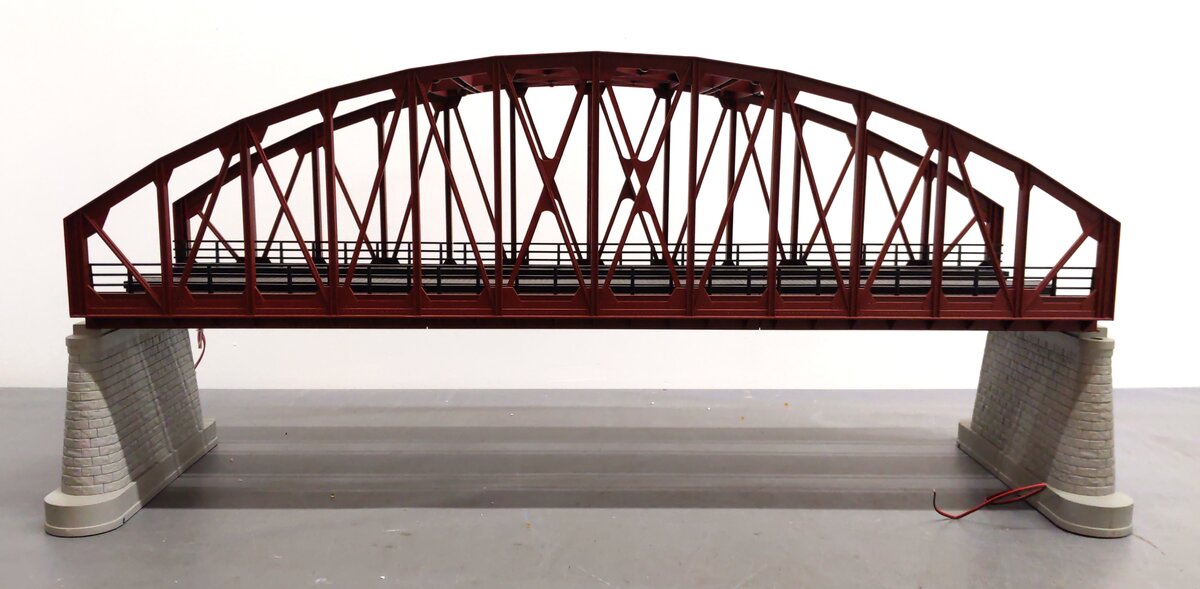 MTH 40-1058 2-Track Steel Arch Bridge EX
