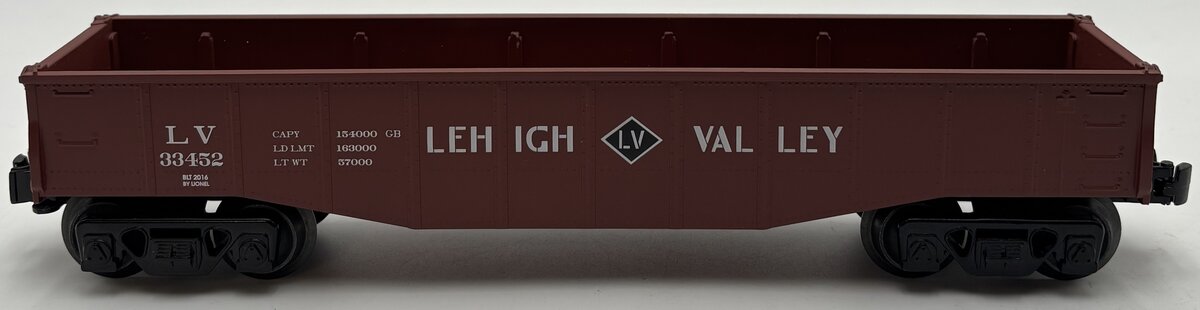 Lionel O gauge Lehigh Valley Gondola #33452 LN