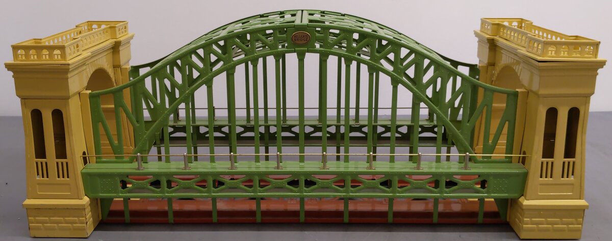 MTH 10-1015 Standard Gauge Large Tinplate Hellgate Bridge #300 EX