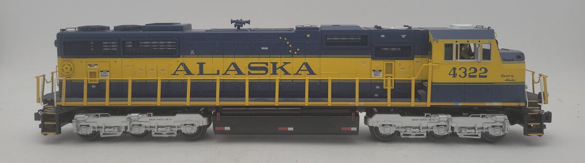 MTH O Gauge Alaska Powered Diesel Locomotive w/PS3 #4322 EX