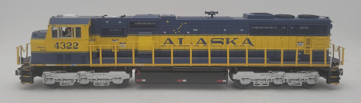 MTH O Gauge Alaska Powered Diesel Locomotive w/PS3 #4322 EX
