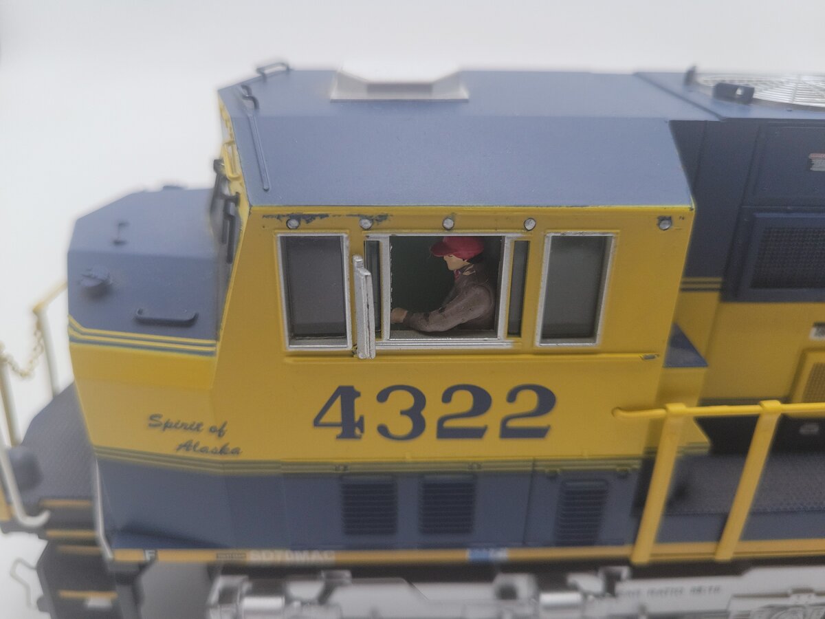 MTH O Gauge Alaska Powered Diesel Locomotive w/PS3 #4322 EX