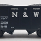 MTH 20-97189 O Norfolk & Western 2-Bay Fish Belly Hopper #22008 LN