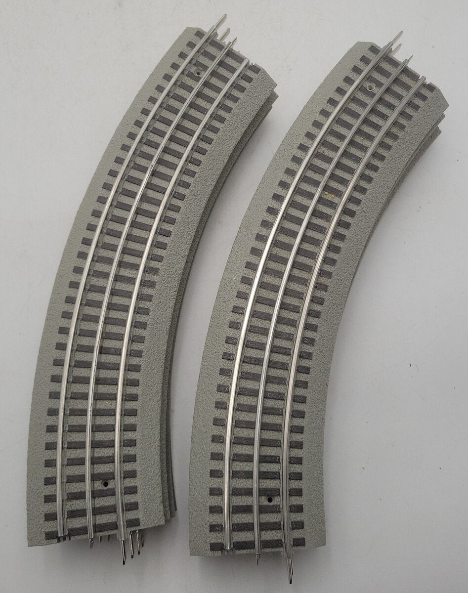 Lionel 6-12015 O FasTrack O36 45-Degree Curved Track (8) EX