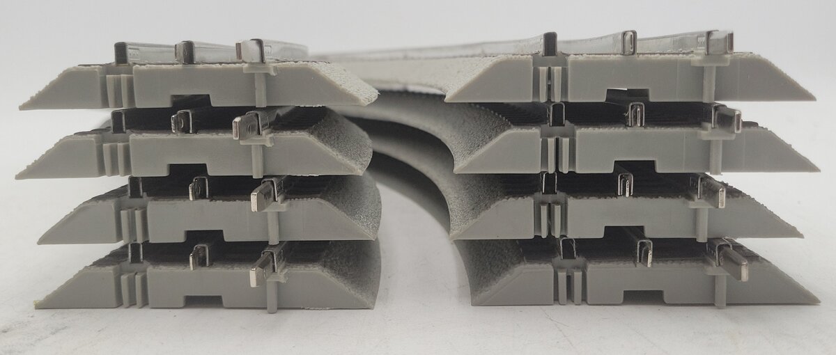 Lionel 6-12015 O FasTrack O36 45-Degree Curved Track (8) EX