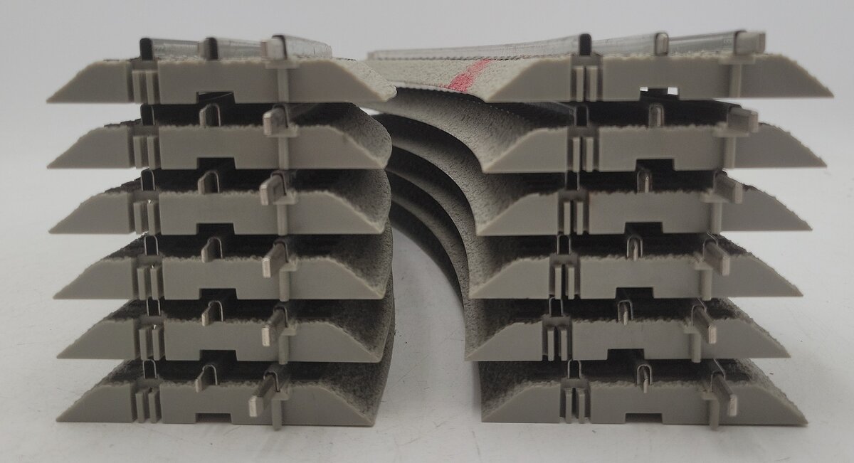 Lionel 6-12043 O FasTrack O48 Curved Track Sections (12) EX