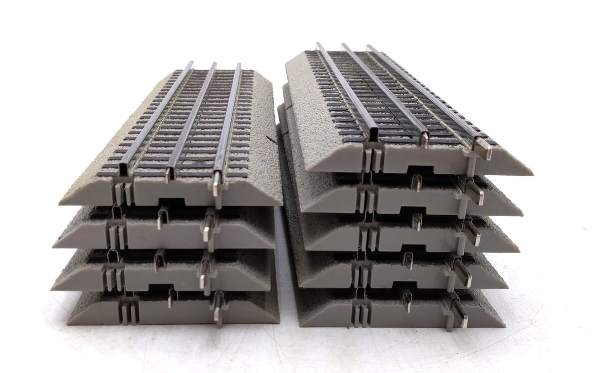 Lionel 6-12014 FasTrack 10" Straight Track (9) EX