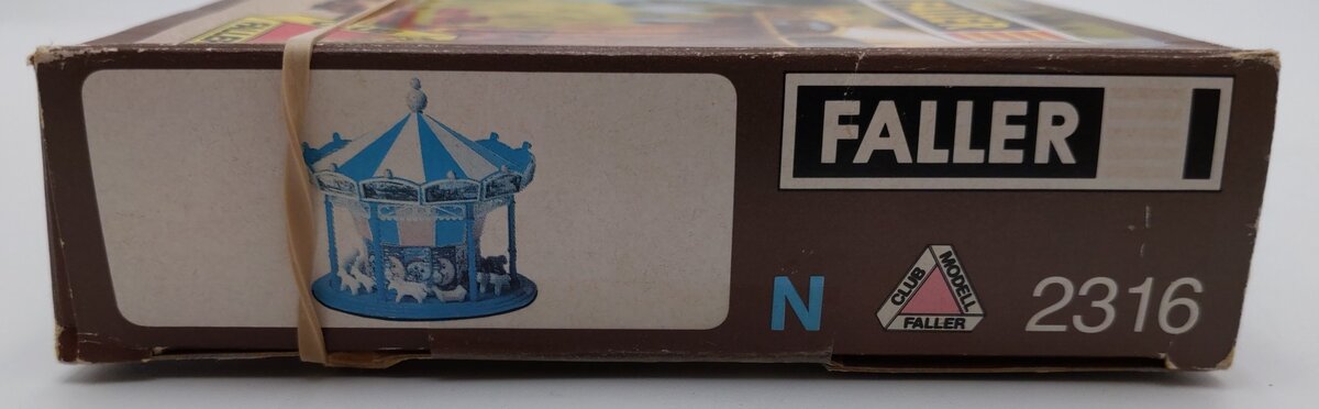 Faller 2316 N Scale Children’s Merry-Go-Round Plastic Kit LN/Box