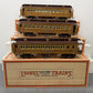 MTH 11-40027 St. Gauge Two-Tone Brown State Passenger 3 Car Set EX/Box