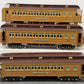 MTH 11-40027 St. Gauge Two-Tone Brown State Passenger 3 Car Set EX/Box